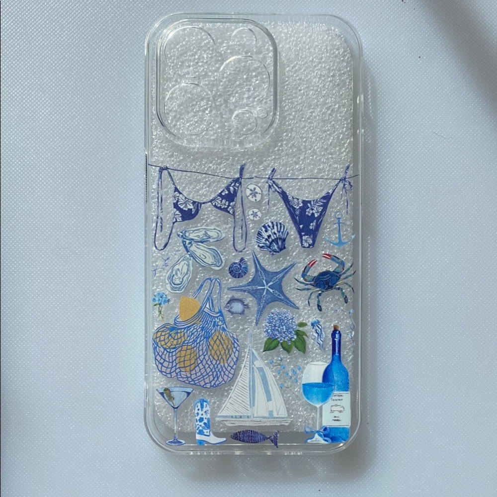 Decorative Blue and White Phone Case